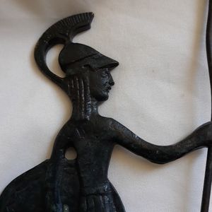 Athena Minerva with Owl and Spear - Greek Roman Goddess of Wisdom, Handicraft 8"
